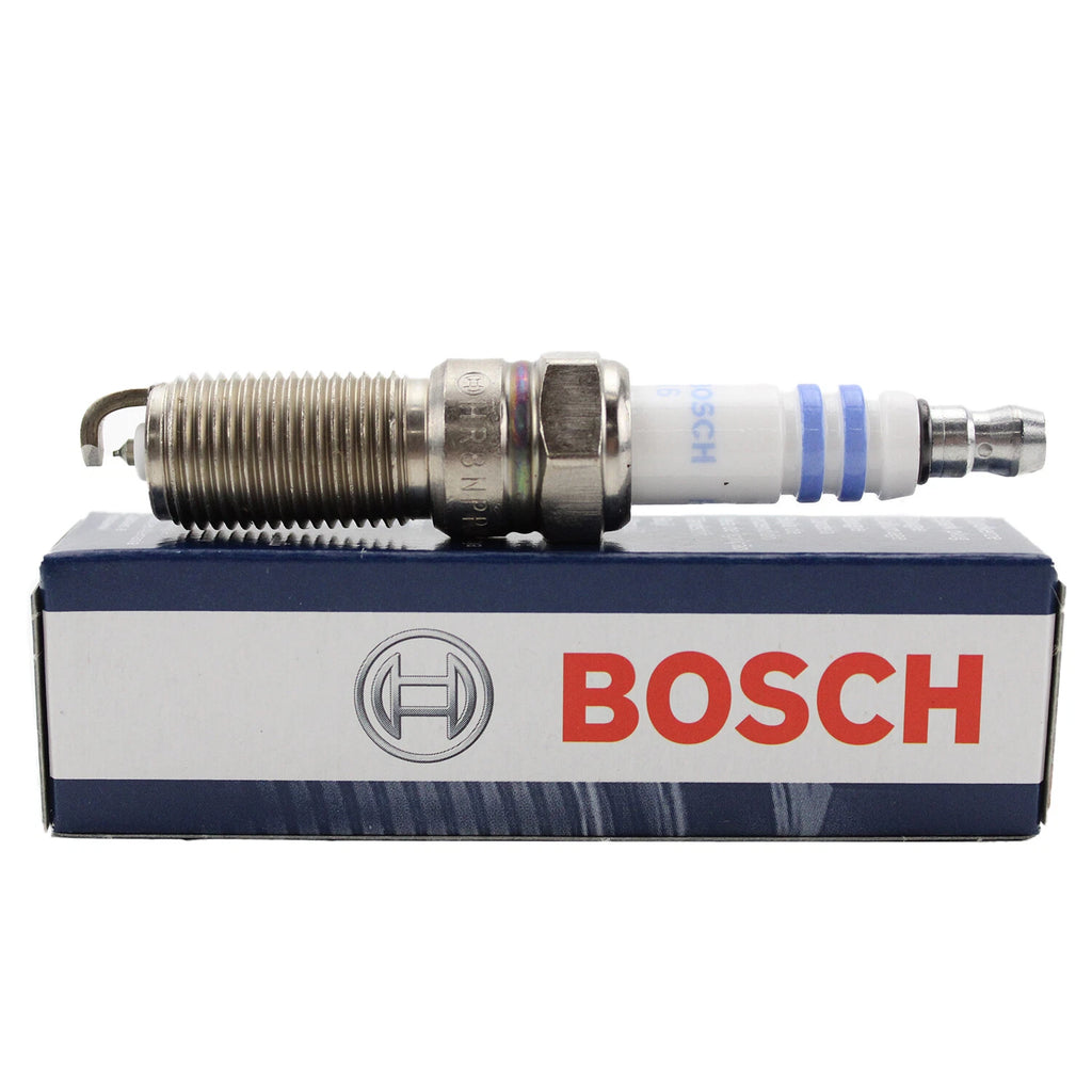Spark Plug Set of 4 Bosch Platinum for Ford Fusion Lincoln MKZ Mazda 3 5 6 Mercury Mariner (2006–2020)
