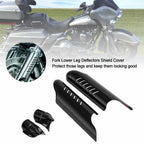 Fork Lower Leg Deflectors Shield Cover for Harley Touring Electra Glide (2000–2013) T9