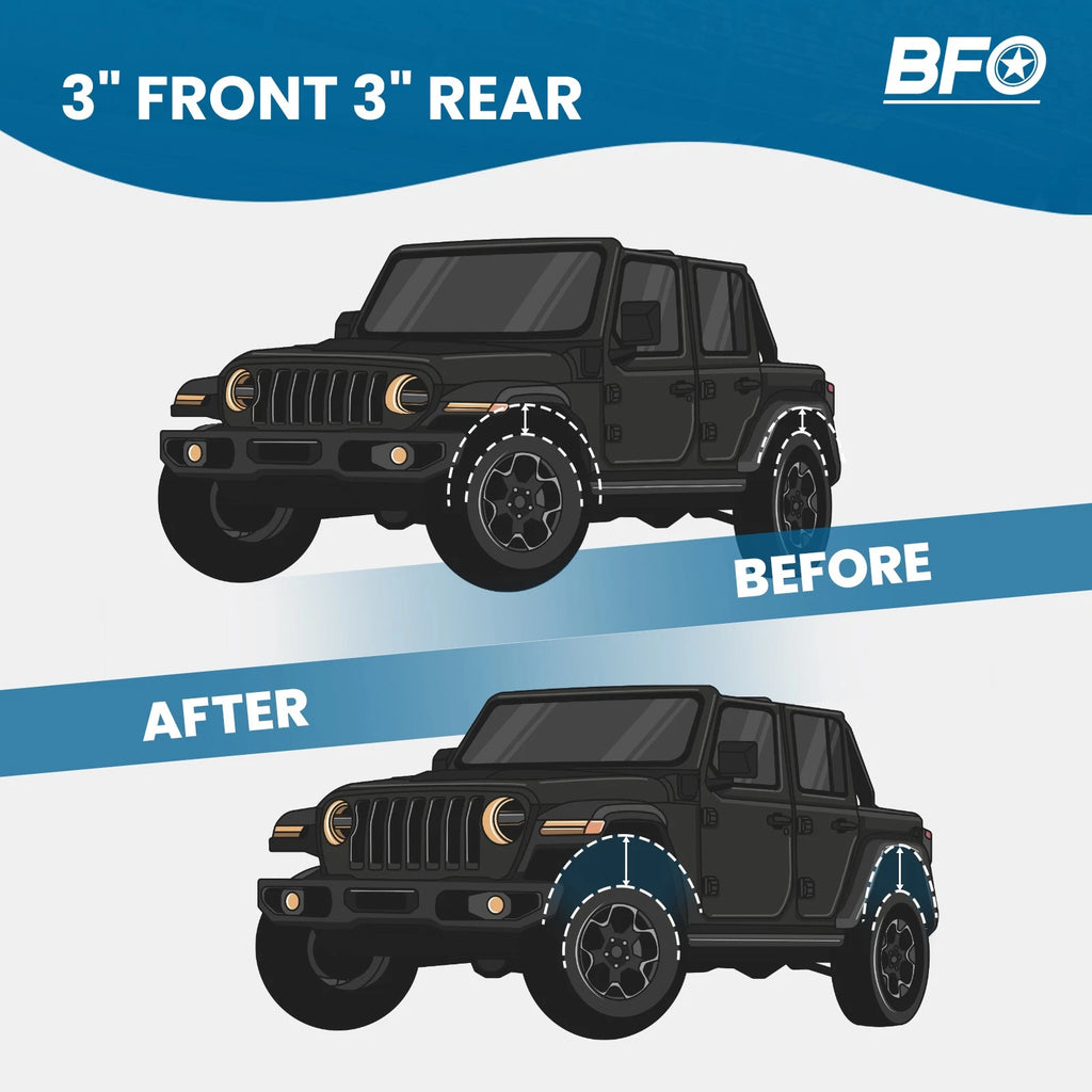 3" Leveling Lift Kit & Struts for Toyota 4-Runner 4WD (2010–2023)