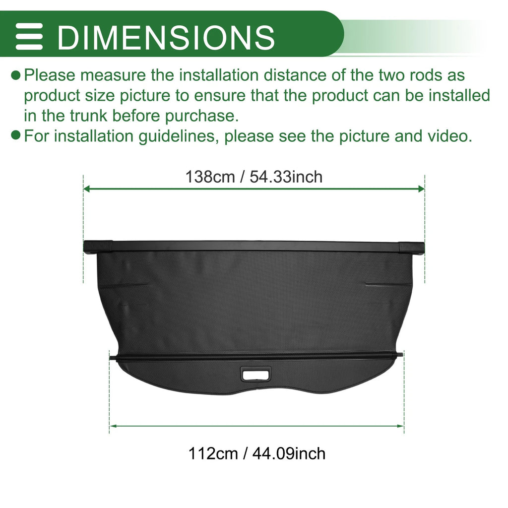 Retractable Cargo Cover for Mitsubishi Pajero Sport (2006–2015)