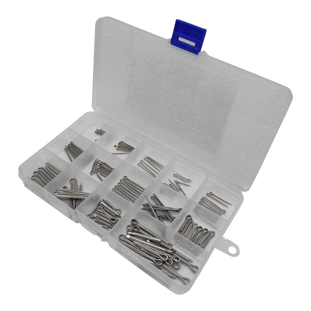 150pcs Cotter Pins Stainless Steel 304 Assorted M1 M1.5 M2 M2.5 for M3