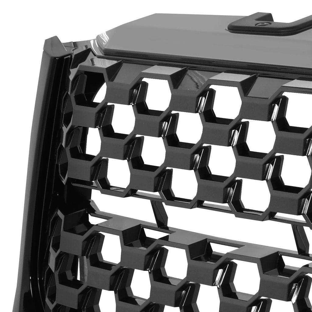 Honeycomb Mesh Front Bumper Hood Grille for Toyota Tundra (2018–2021)