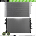 Radiator and A/C Condenser Kit for Chevrolet Malibu (2016–2018)