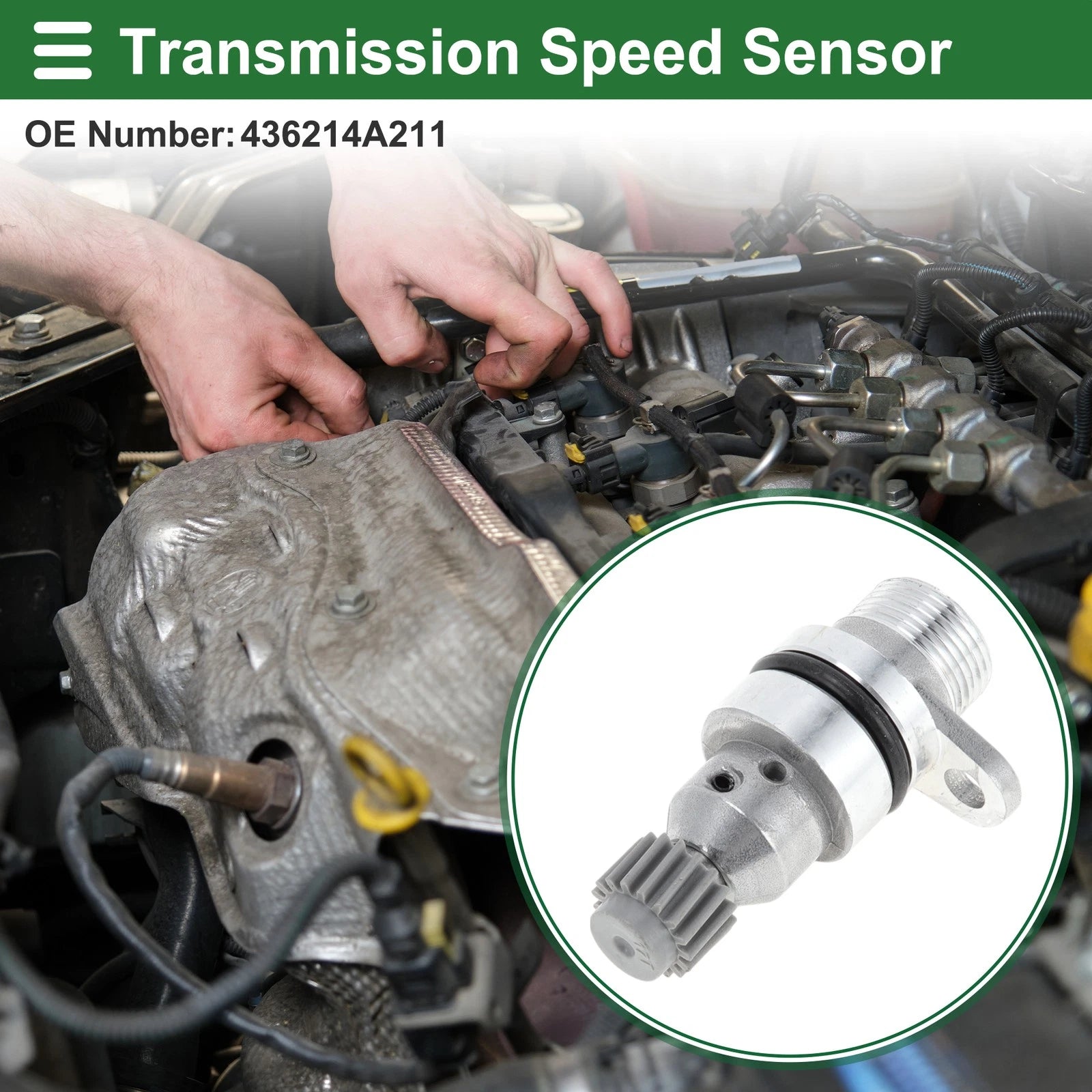 1 Pcs Transmission Speed Sensor No.436214A211 for Hyundai H1 (2008–2015)