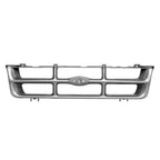 Replacement Silver Plastic Front Grille (See compatibility Chart)