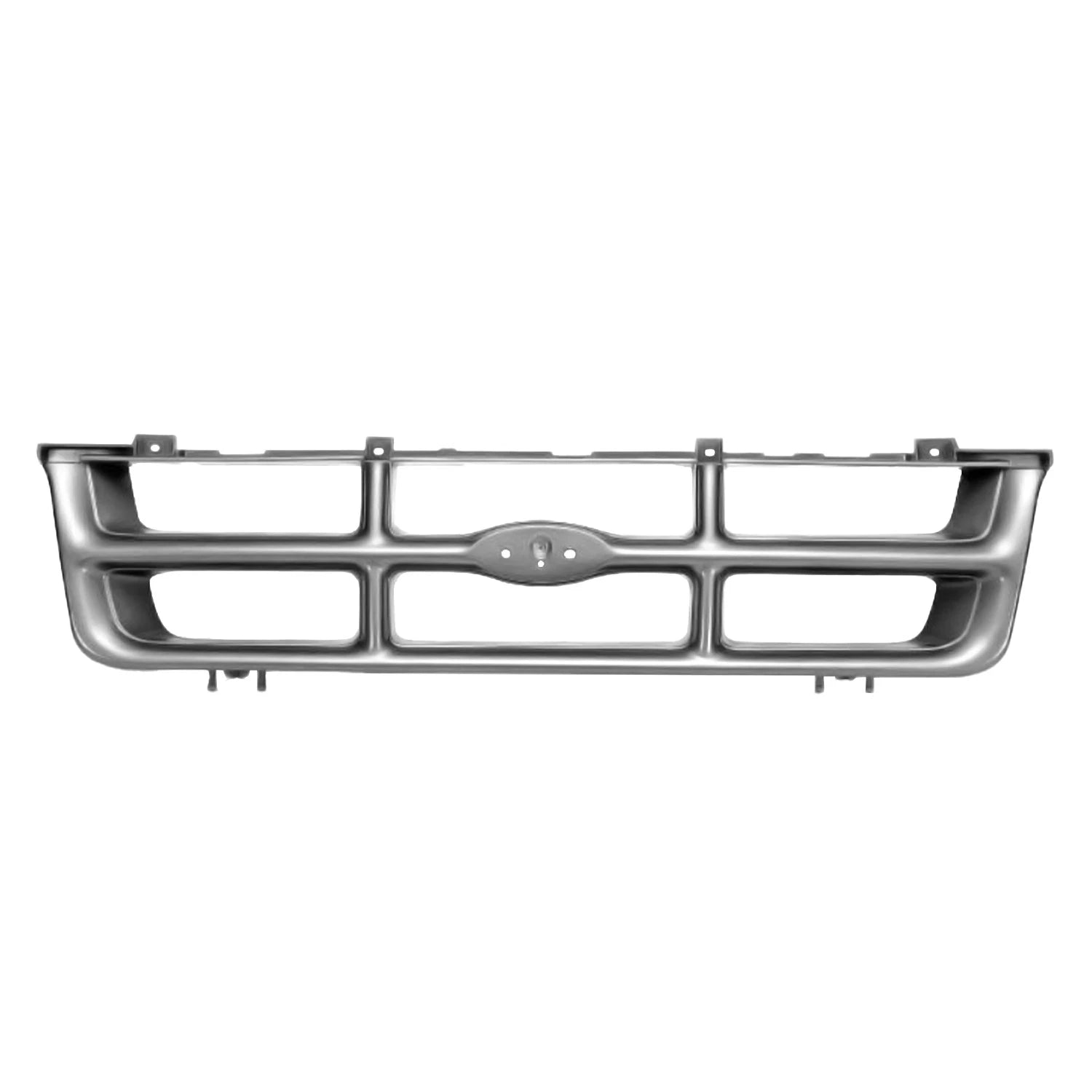 Replacement Silver Plastic Front Grille (See compatibility Chart)
