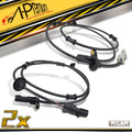 2X Rear ABS Wheel Speed Sensor for Jeep Grand Cherokee (1999–2004)
