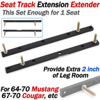 Seat Track Extenders for Mustang Cougar Bronco F100-F350 Ranger (1964–1970)
