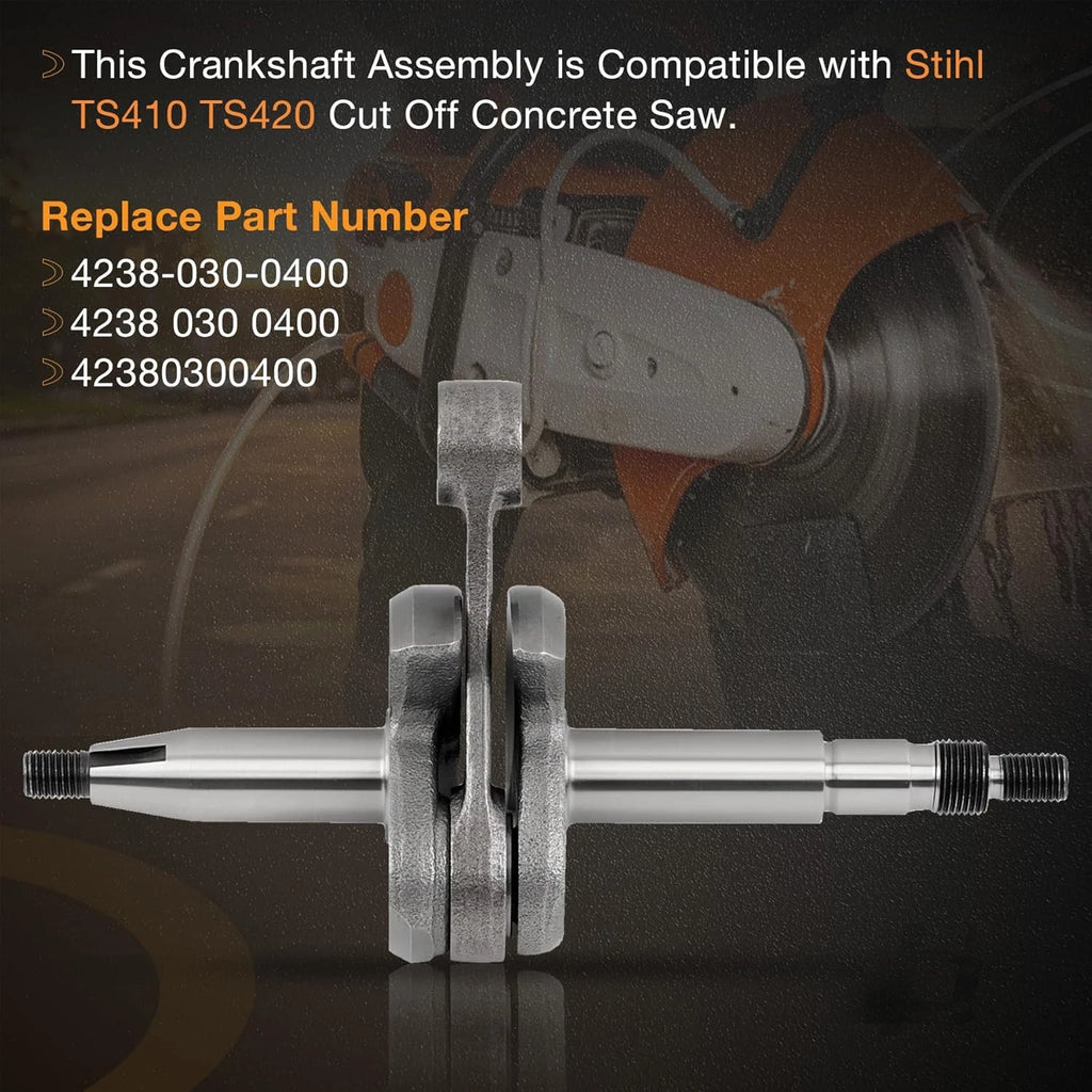 Crankshaft Assembly for Stihl TS410 TS420 (4238-030-0400)
