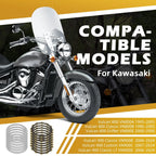 Clutch Friction Steel Plates & Gasket Oil Filter for Kawasaki Vulcan (1995–2009)