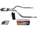 Dual Exhaust Kit for Chevy Blazer (1992–1994) - 2.5" Black Tips