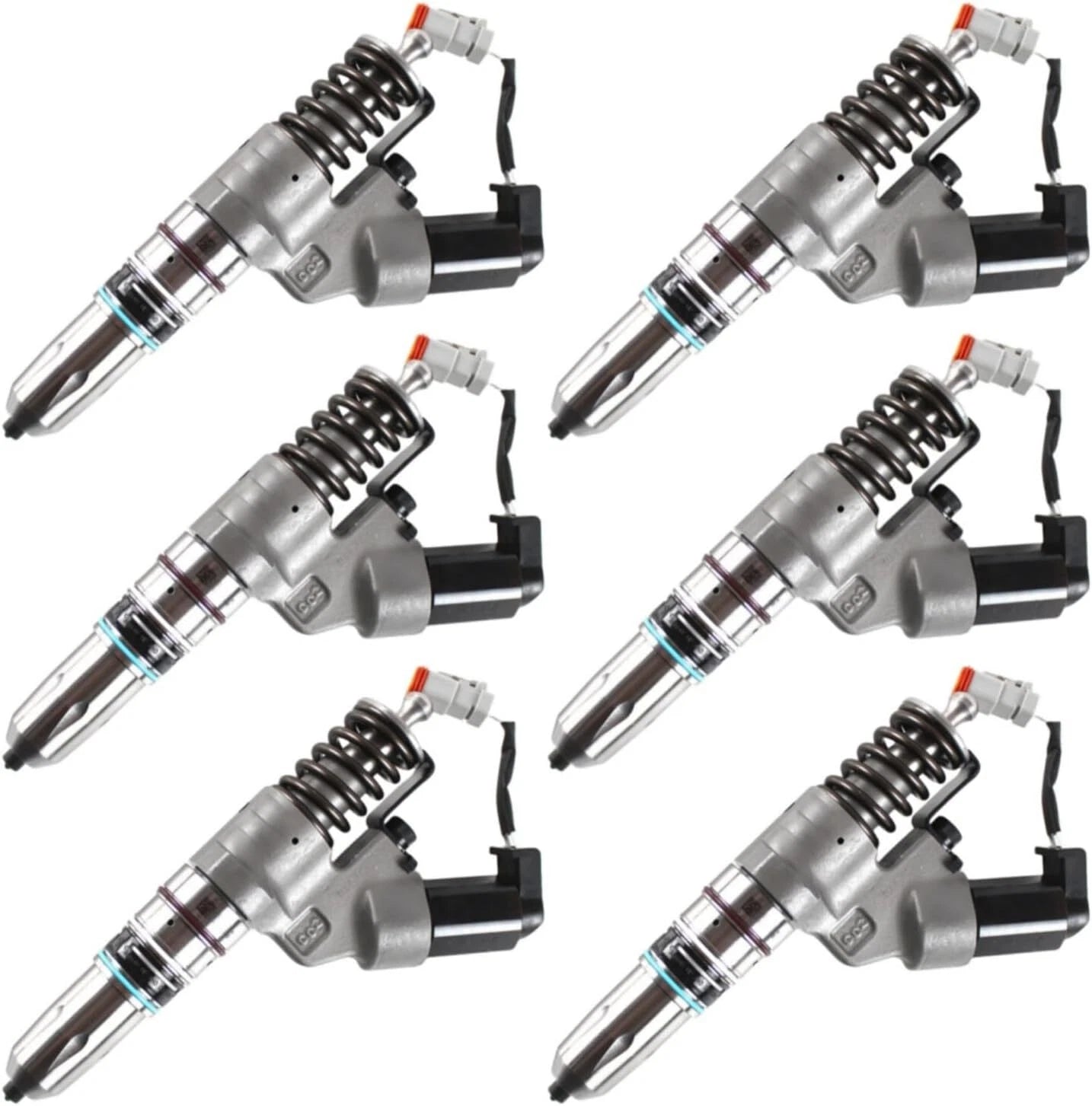 Set of 6 Fuel Injectors 3411753 3411753RX for Cummins ISM ISM11 M11 QSM11