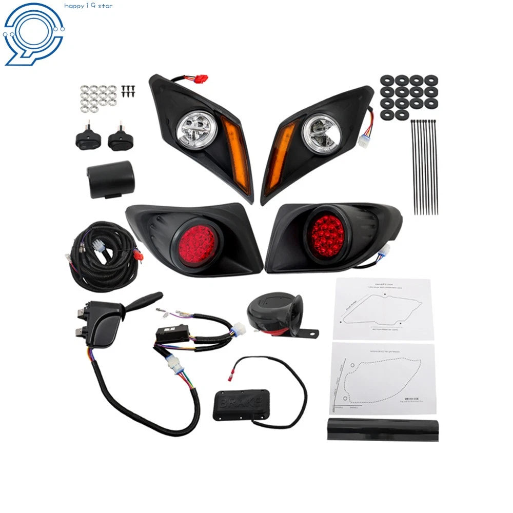 Set of 2 LED Light Kit for Yamaha Drive2 Golf Cart (2017–Present)