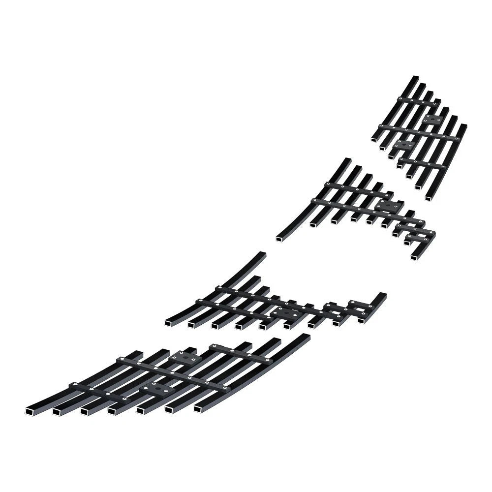 Stainless Black Billet Grille Insert for Nissan Rogue (2014-2016)