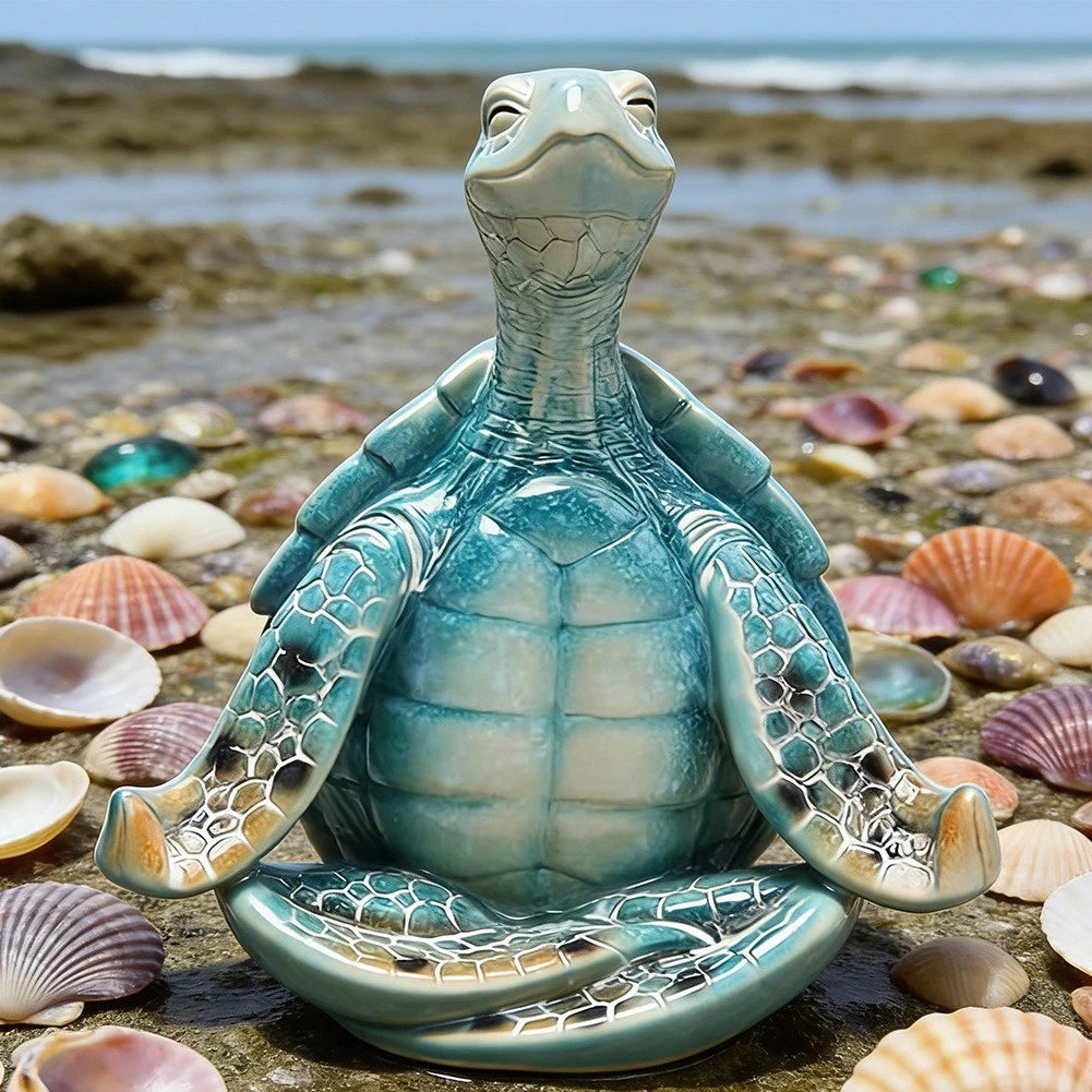 Plastic Sea Turtle Decoration for Garden Outdoor Zen Space