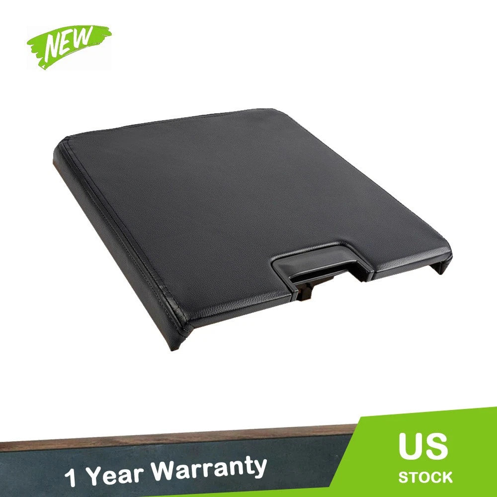 Center Console Lid Armrest Cover for Chevy Silverado GMC Sierra (2007–2014) Black