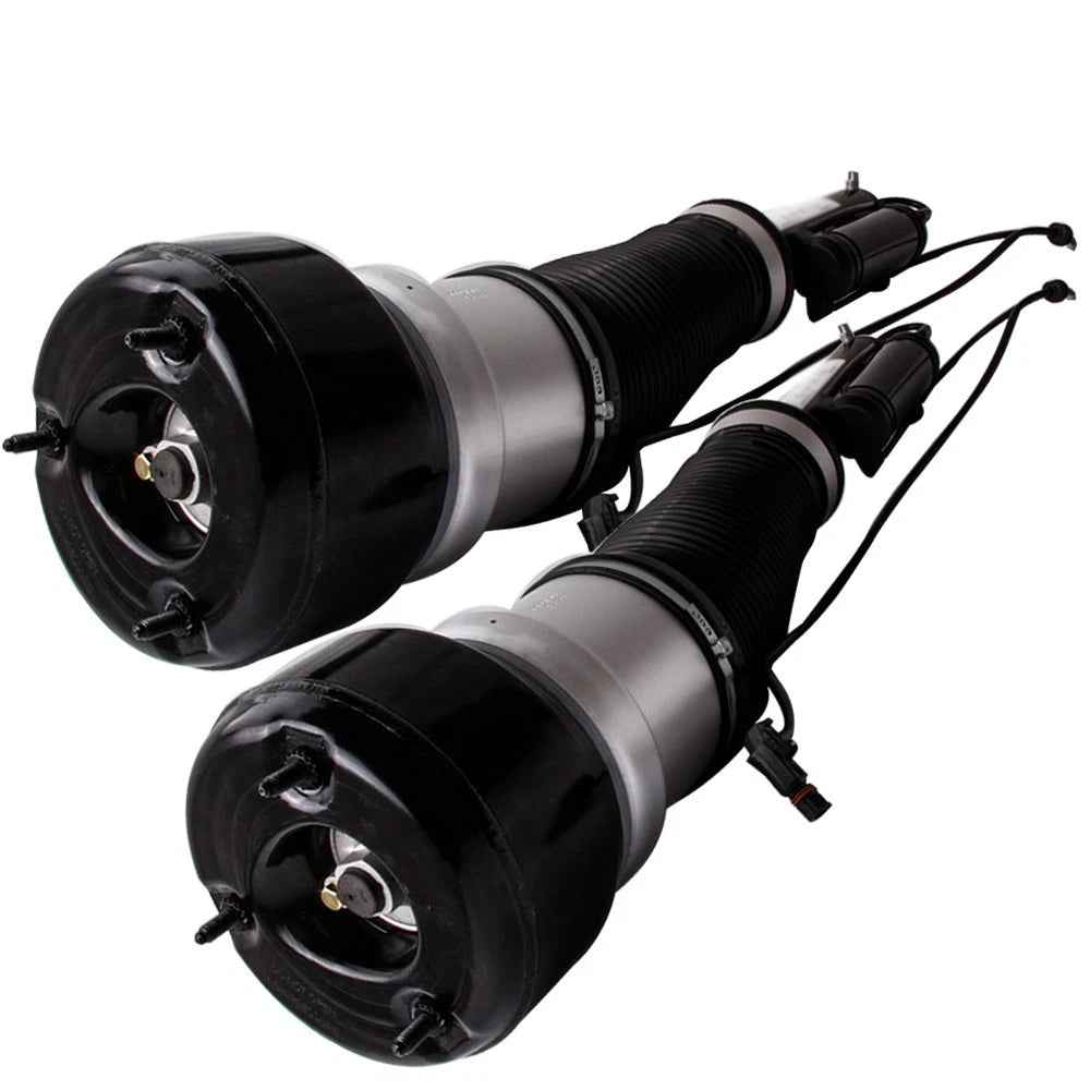 2 Front Air Suspension Struts + Compressor Kit for Mercedes W221 (2007-2013)