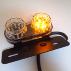 40W Dual Cat Eye LED Taillight for Universal Motorcycle