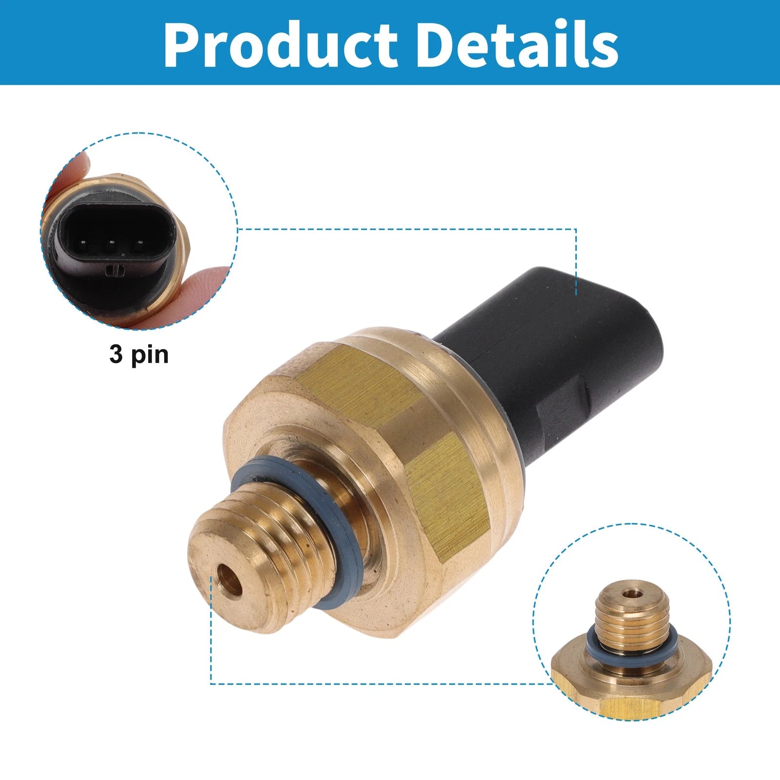 Engine Oil Pressure Sensor for BMW 335i F30/E90/E92/E93 (2012–2015) No.9802152780