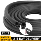 Rubber Seal Trim for Auto Door Window Lock Trunk Hood Edge (20ft)