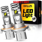 2X OXILAM H13 9008 LED Headlights 8000LM 6500K for
