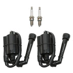 2 Pack Ignition Coil Spark Plug for Suzuki VS700 VS750 VS800 (1986–2004) 33410-38A02
