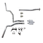 Dual Exhaust Kit for Toyota Tacoma (2016–2023) 2.5" 1 Chamber Double Wall Tip