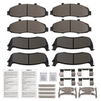 Set of 4 Ceramic Brake Pads for Ford F-150 (1999–2004) P679 P879