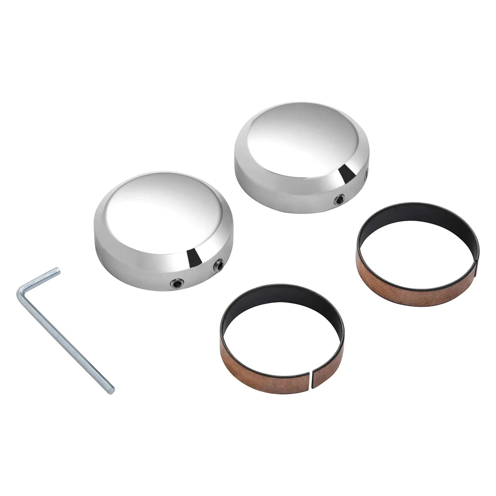 Front Fork Stem Upper Nut Covers for Harley Sportster Dyna (2014-2020)