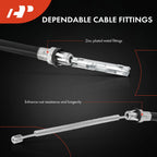 2X Rear Parking Brake Cable for Buick Century Regal (1997–2002)