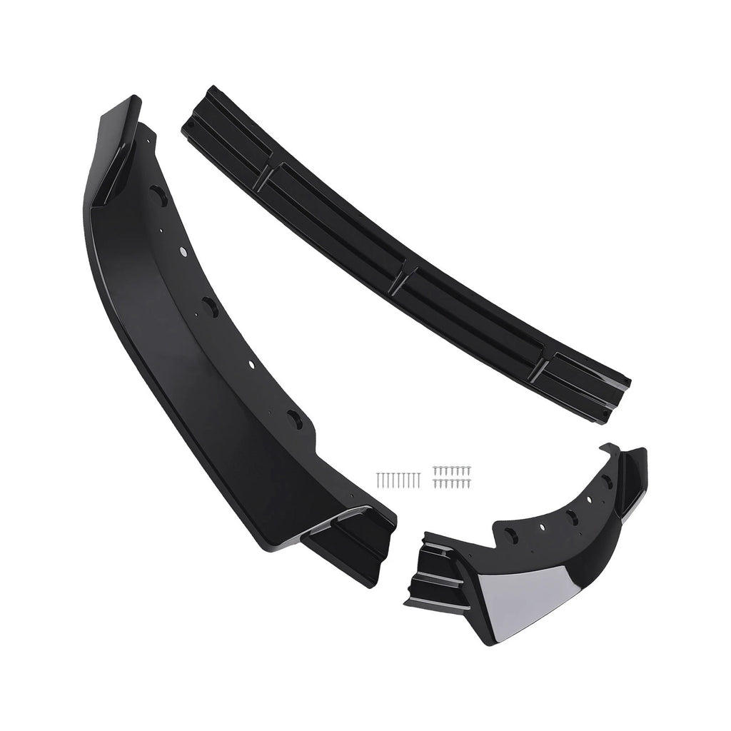 Front Bumper Lip for BMW 3 Series G20 (2019–2022) Gloss Black