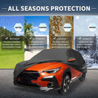 Waterproof Car Cover for Subaru Crosstrek (2018–2023) w/ Driver Door Zipper