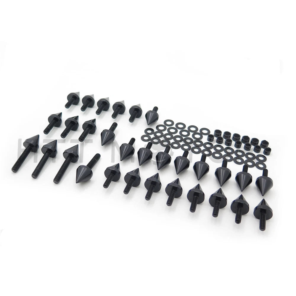 Fairing Bolt Kit for Suzuki GSXR 600 (2001–2003) - Black