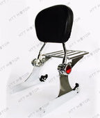 Adjustable Backrest Sissy Bar Luggage Rack for Harley Dyna (2006–2017)