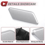 Front Right Washer Nozzle Cover Cap for Subaru Outback (2010–2012) Silver Tone