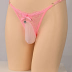 2X Low Waist Ball Underwear for Lingerie (Black/White/Pink/Red/Blue)