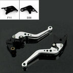 Short Brake Clutch Levers for Aprilia RSV4/RSV4 Factory (2009–2014) Silver T9