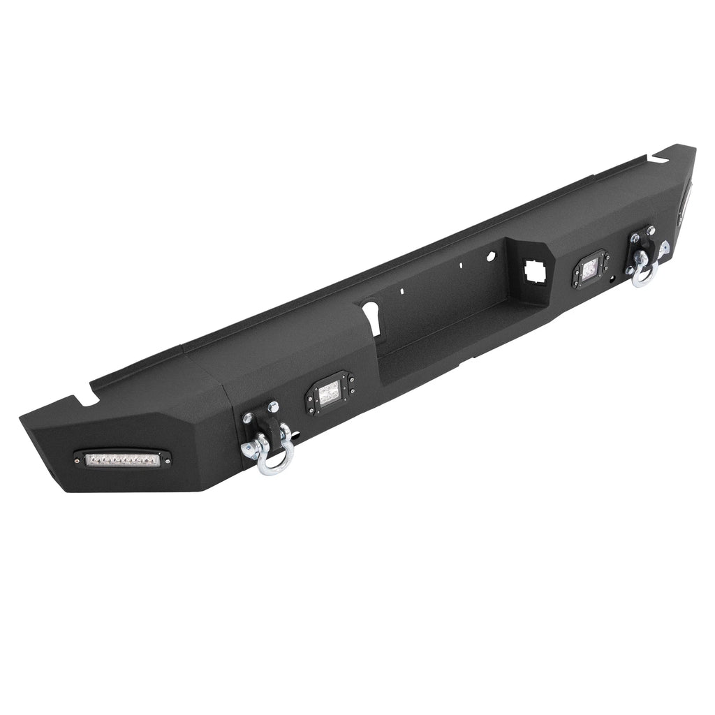 Heavy Duty Steel Rear Step Bumper with LED for Ford F150 (2015–2020)