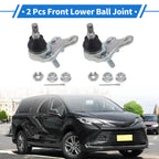 2X Front Lower Ball Joints for Toyota RAV4 (2006–2018) No.K500062/4333019245