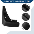 Mud Flaps Splash Guards 1 Set for Mercedes-Benz C-Class (2021-2023)