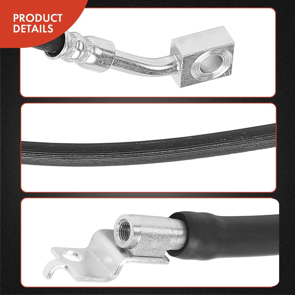 2X Front Brake Hydraulic Hose for Jeep Grand Cherokee (1993–1998)