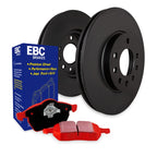 Set of 2 Brake Disc and Pad Kits for Ford Taurus MKT MKX