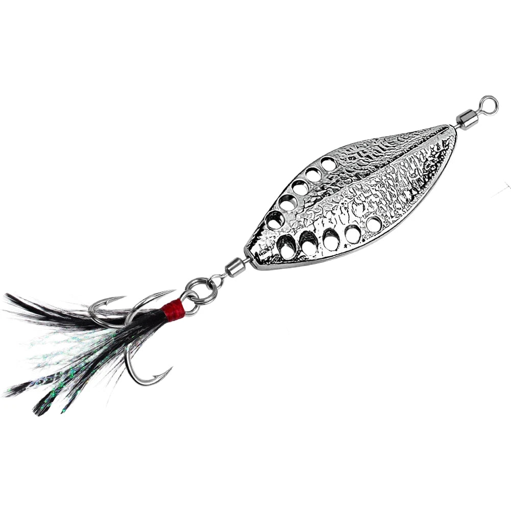 Proberos VIB Spoon Lure Set (3.5g, 5g, 7g, 10g, 15g) - Gold & Silver