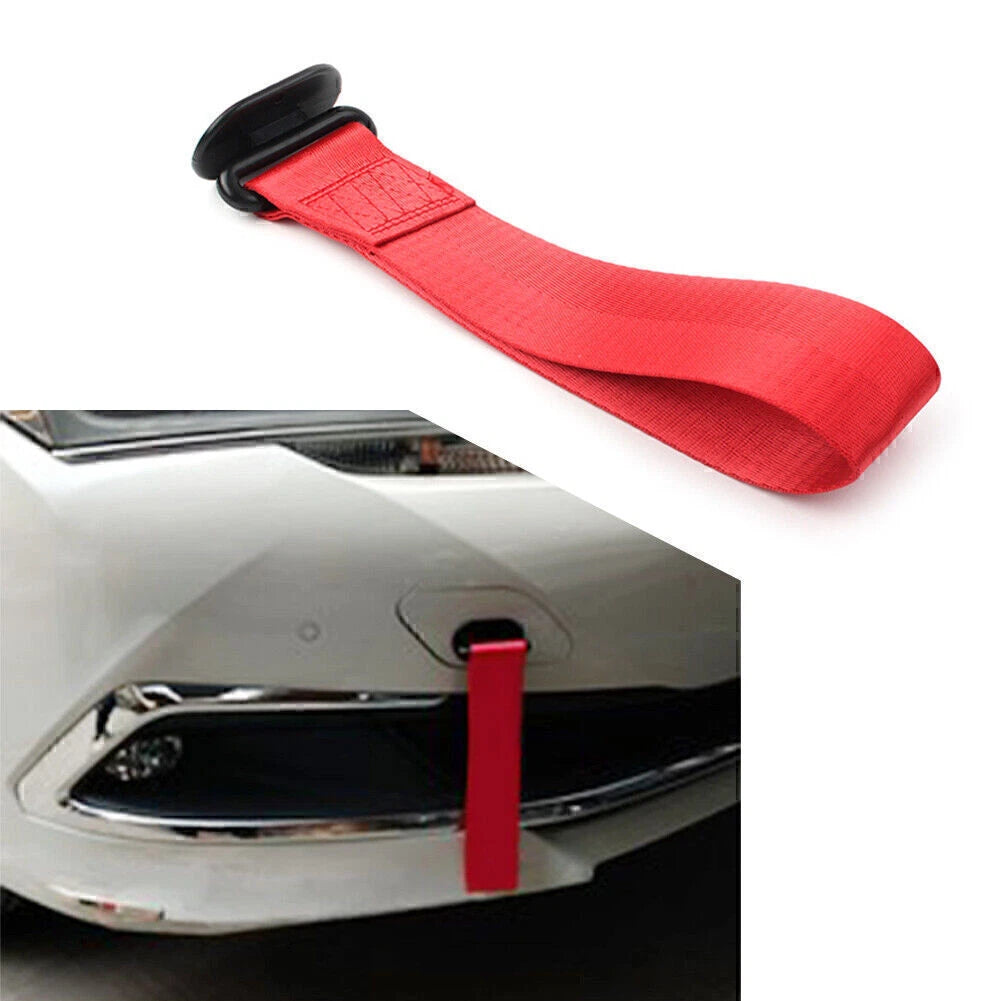 Tow Strap for Universal Fit (Rally Hook, Rear/Front Bumper)