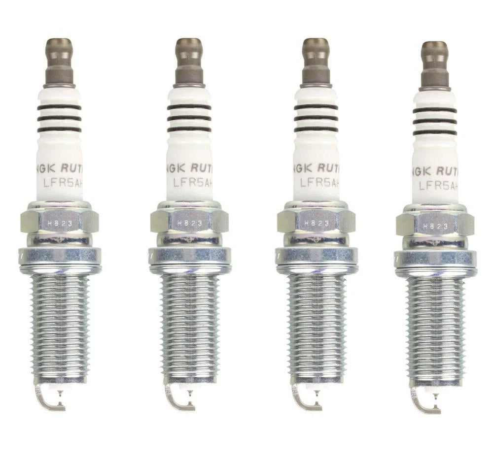 Set of 4 NGK Ruthenium HX Spark Plugs (Gap 0.044) for