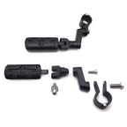 1.25" Foot Peg Clamps for Harley Sportster Touring (Black)