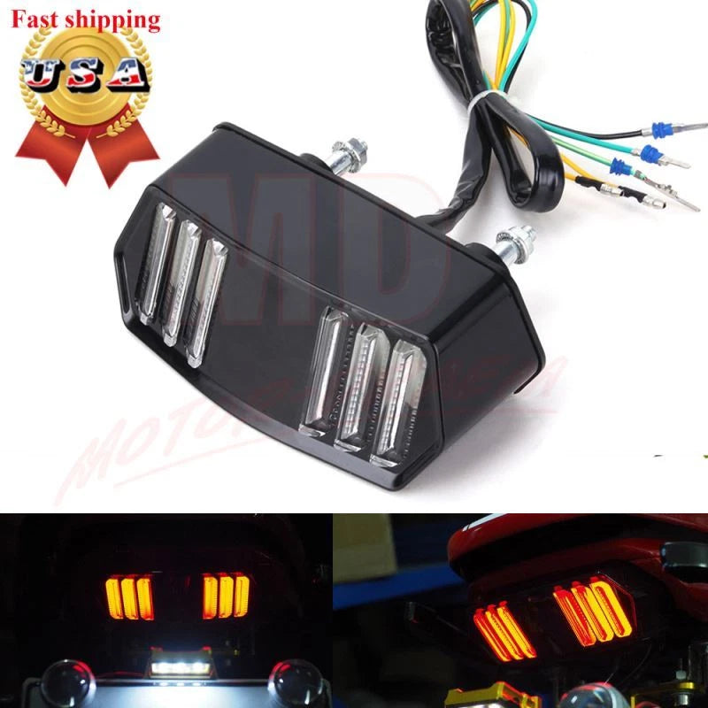 Integrated LED Tail Brake Turn Signals for Honda Grom MSX 125 CTX700 (2014–2016)
