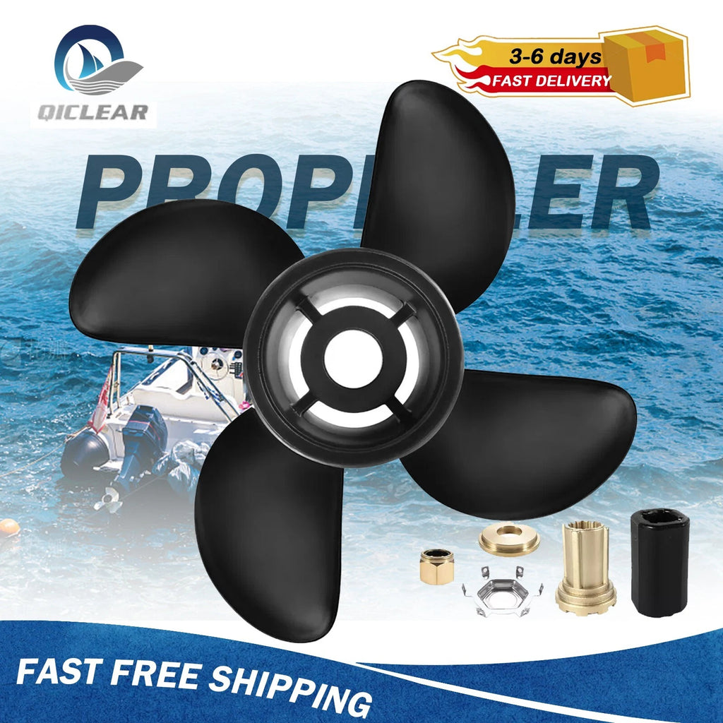 14.5 x 17 Boat Propeller 4 Blades 15 Tooth for Mercury Mercruiser (135-300HP)