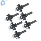 Set of 6 Trailer Axle Kits with 4 on 4" Bolt Idler & Round BT8 Spindle