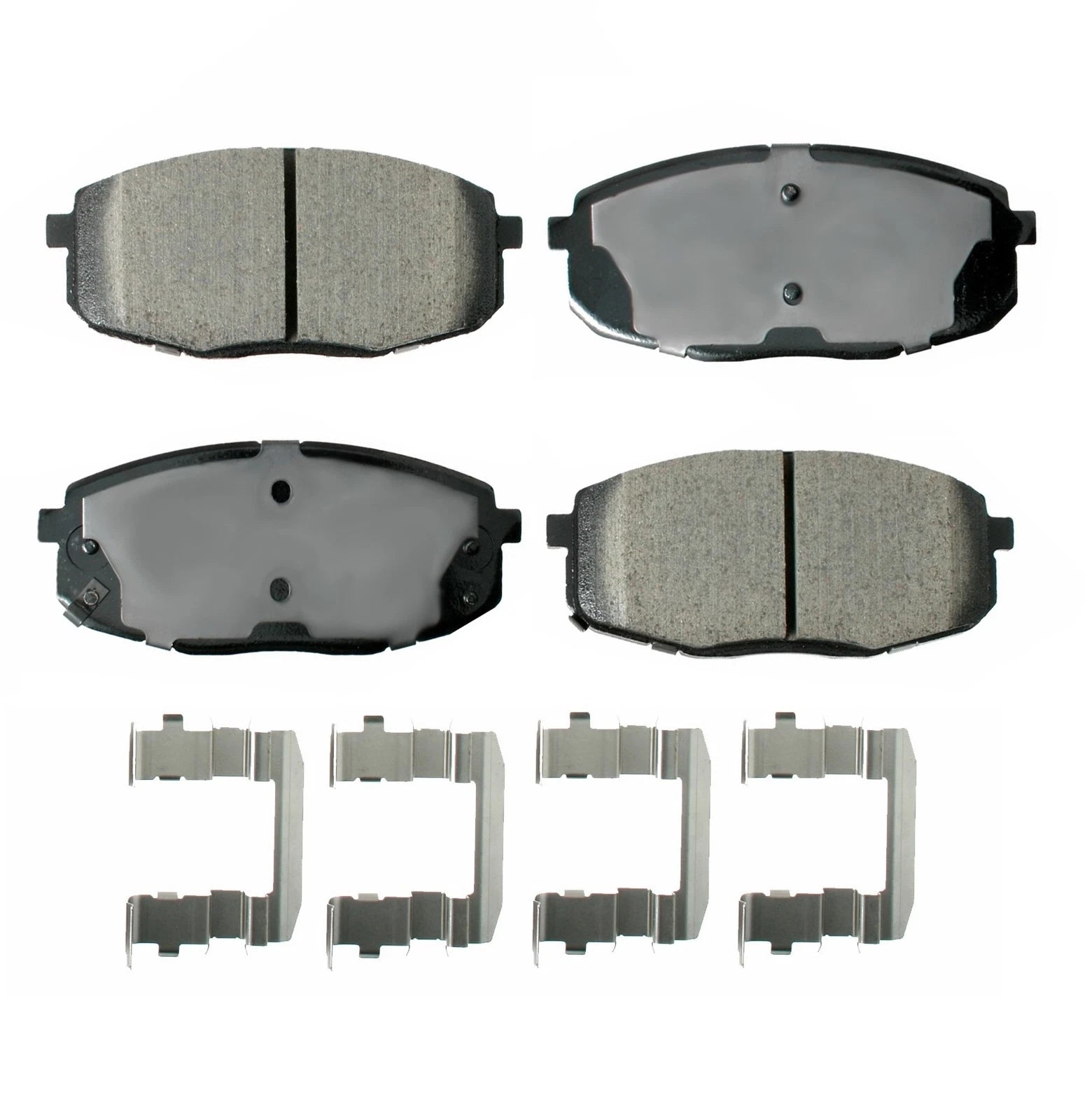 Front Brake Kit 300mm Disc Rotors & Akebono Ceramic Pads for Kia Forte Koup (2010–2013)
